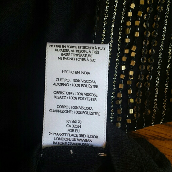 NWT Silence + Noise Beaded Shoulder Cuff Top - UO - Picture 6 of 7